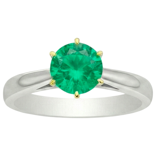 Handcrafted Precious Stone Ring 2.50 ct – front view