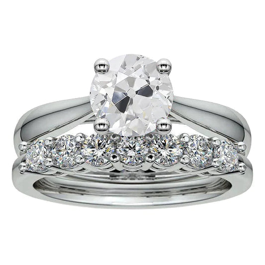 Modern Natural Bridal Wedding Rings