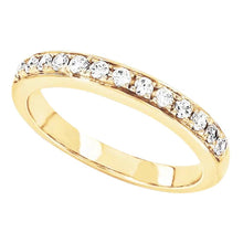 Natural Diamond Band 0.65 Carats Yellow Gold 14K New Jewelry