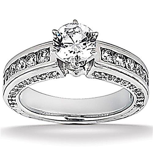Natural Diamond Engagement Band Set 3.50 Carats