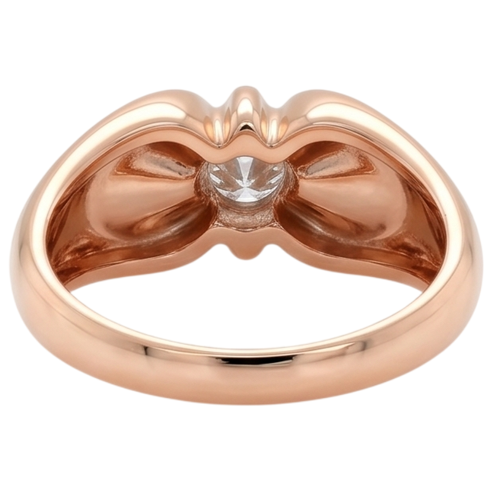 Natural Diamond Ring 1ct - Yellow Gold 14K