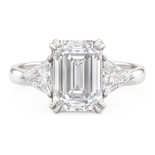 Natural Diamond Ring 7.25ct - White Gold 14K