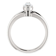 Natural Diamond Solitaire Ring 1.50 Carats Double Claw Prong Set Split Shank