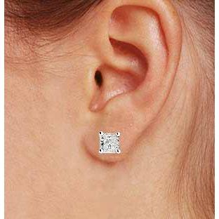 Natural Radiant Cut 4.00 Ct Diamonds Women Studs Earrings