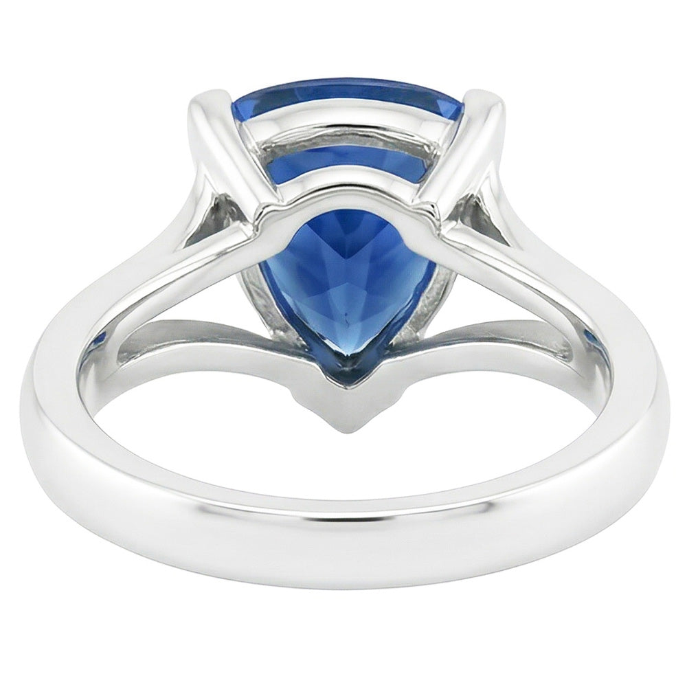 Natural Sapphire Ring 1.50ct - White Gold 14K