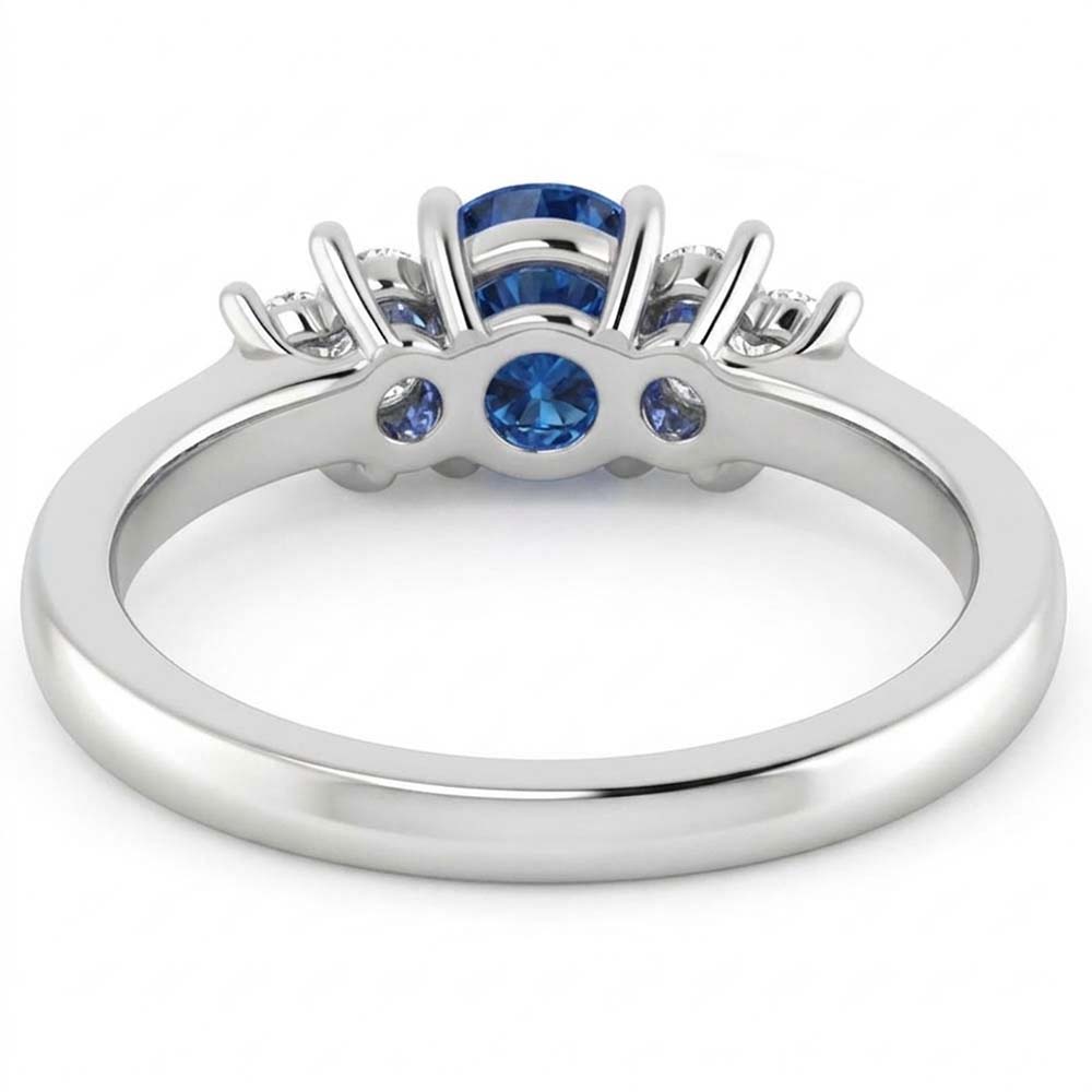 Natural Sapphire Ring 1.50ct - White Gold 14K