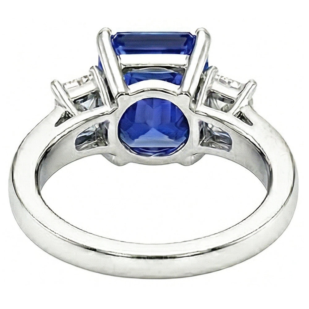 Natural Sapphire Ring 1.75ct - White Gold 14K