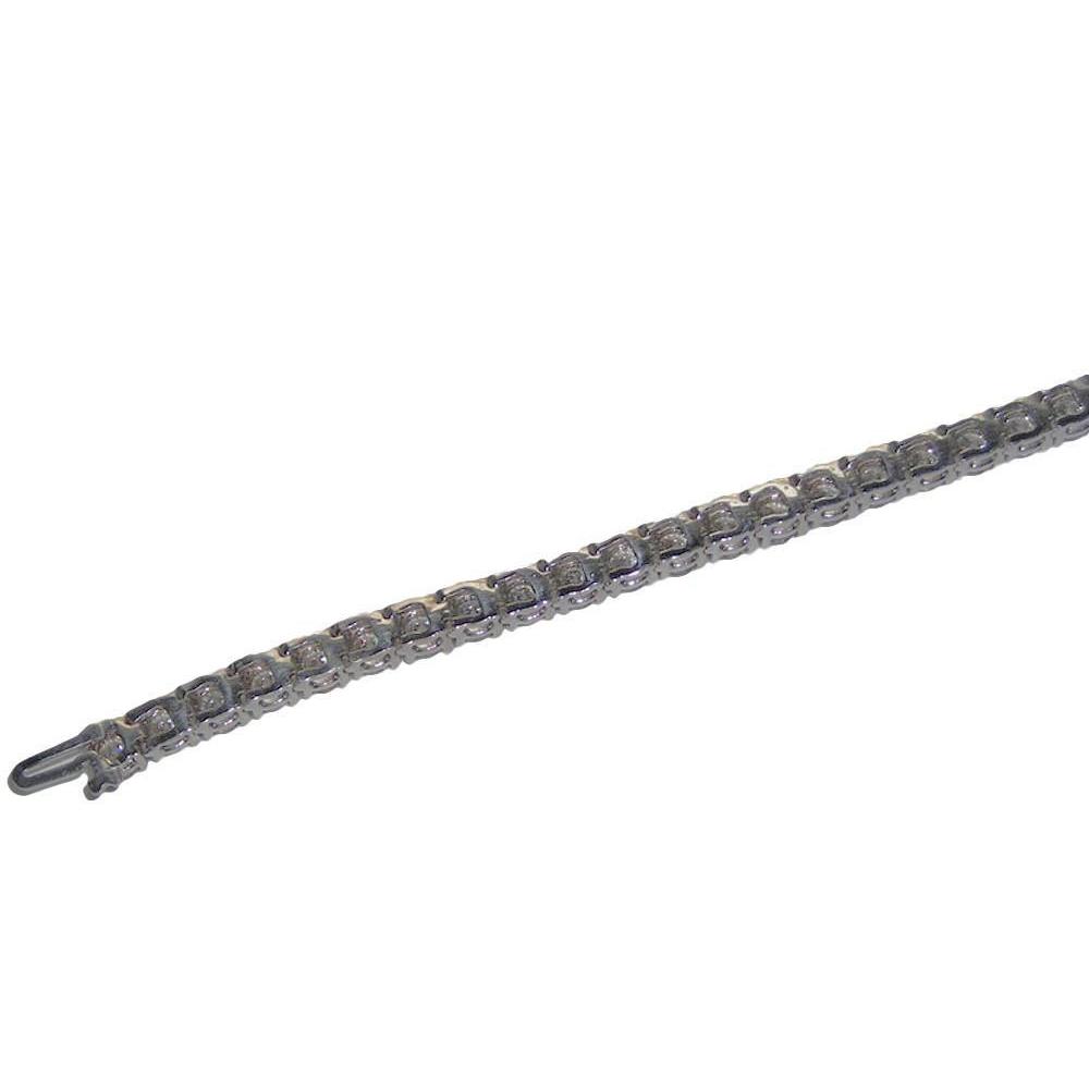 Natural White Gold 14K Round Diamonds Tennis Bracelet New