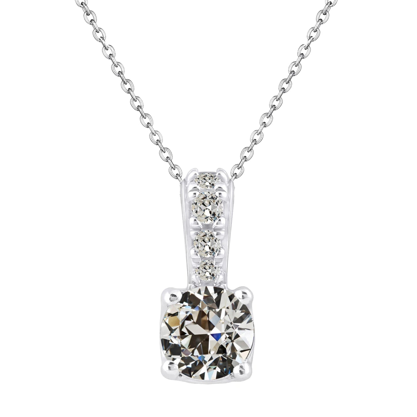 Genuine Fine Diamond Pendant – main view