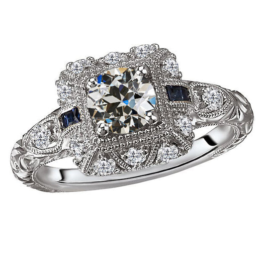 Dazzling Fine Diamond Bridal Ring 1 ct – main view