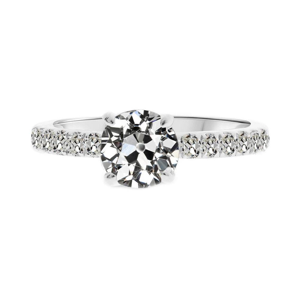 Designer Accent Solitaire Ring 1 ct – main view