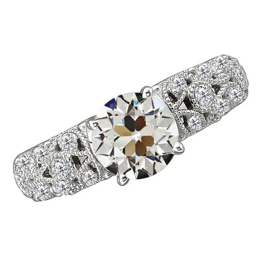 High-End Diamond Anniversary Ring 2 ct – main view