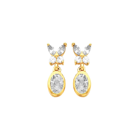 High-End Diamond Drop Earrings 3 ct – main view