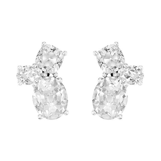 Antique Cushion Diamond ring in 14K White Gold – main view
