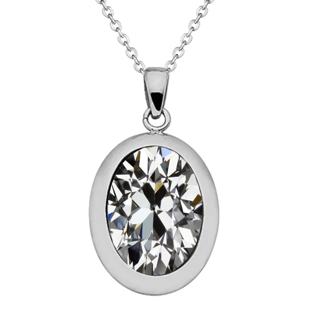 Natural Diamond Drop Pendant – main view