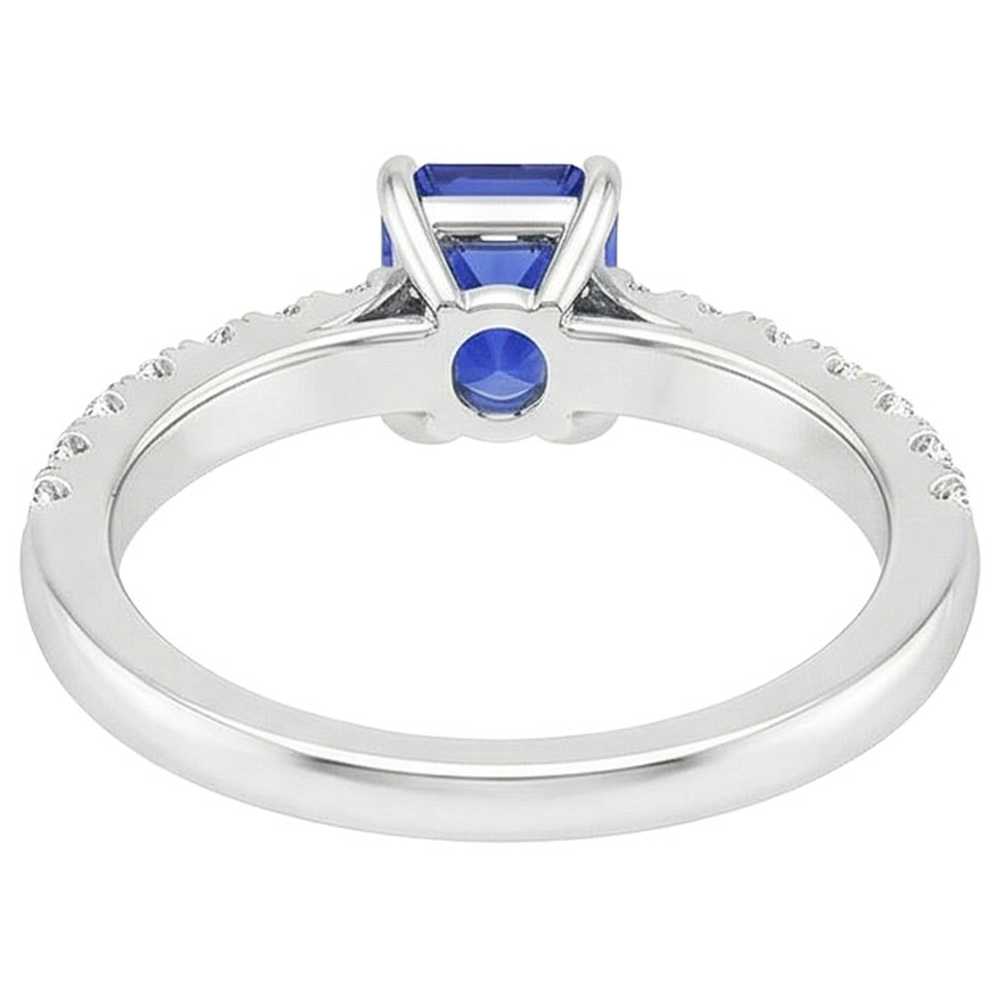 natural emerald sapphire 4.25ct ring side angle