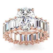 Pear & Baguette Real Diamond Ring 9.50 Carats