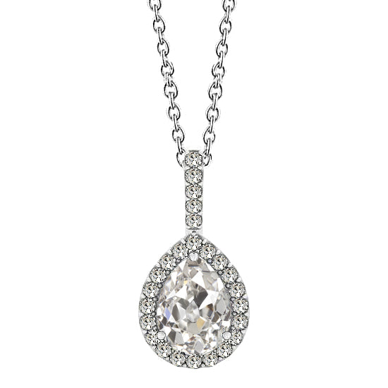 Elegant Fine Diamond Halo 1 ct – main view