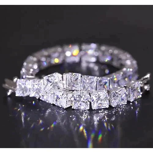 Natural Diamond 32 Carat Tennis Bracelet