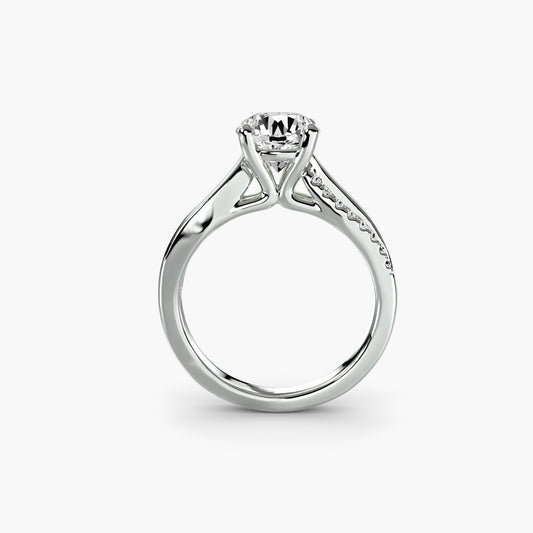 Sparkling Gemstone Setting ct – front view