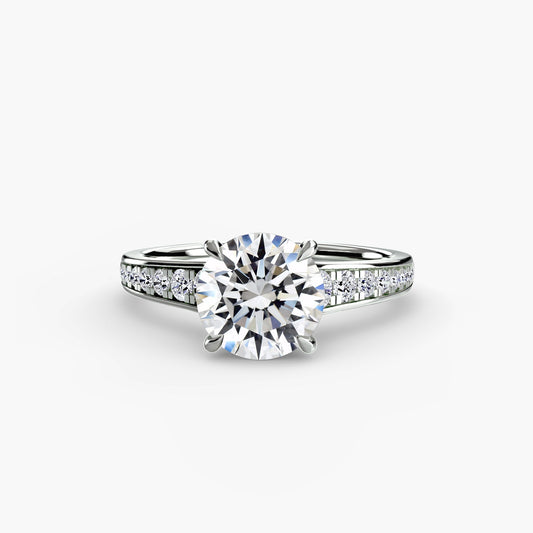 Earth-Mined Precious Stone Setting ct Gold – main view