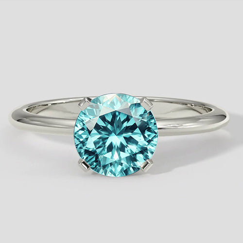 Rare Paraiba Tourmaline Ring Solitaire