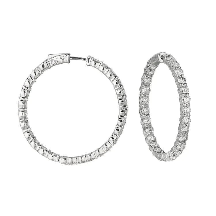 Real 8ct Diamond Earrings For Sale