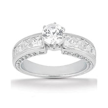 Real Diamond Engagement Ring 4.76 Carat Princess