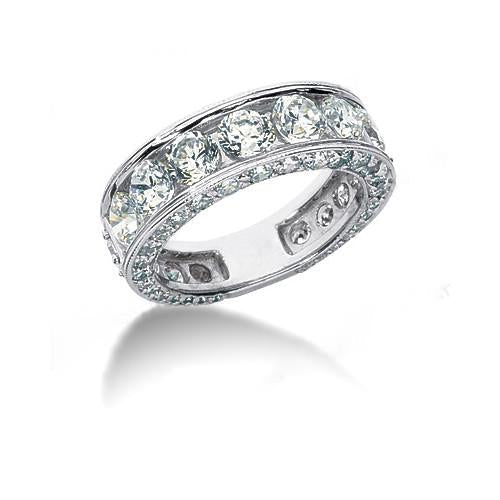 Real Diamond Engagement Ring Band Set Gold Fancy Ring 8.50 Carats
