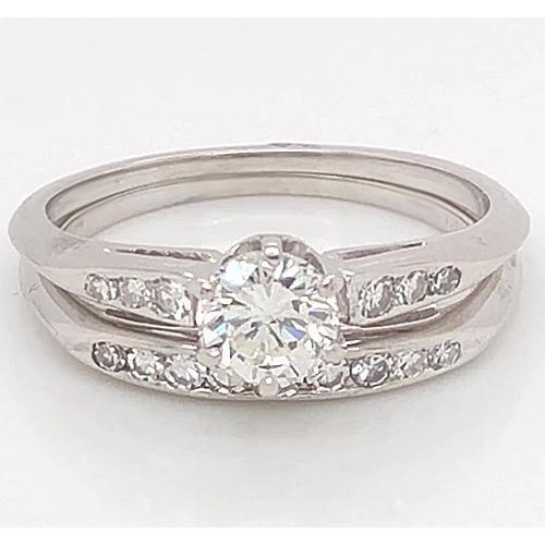 natural round diamond 1.75ct ring front view