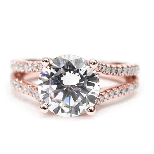 Real Diamond Rose Gold Ring
