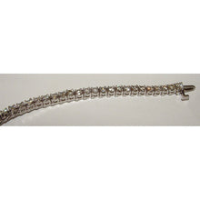 Real Diamond Women Tennis Bracelet White Gold Jewelry 4.55 Carat