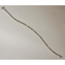 Real Diamond Women Tennis Bracelet White Gold Jewelry 4.55 Carat