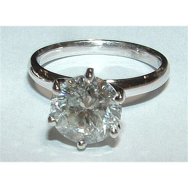 Real Diamonds Solitaire Ring Set 2 Ct Diamond White Gold