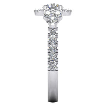Real Halo Diamond Engagement Ring For Women
