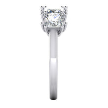 Real Princess Cut Diamond Anniversary Ring Band 3 Carats