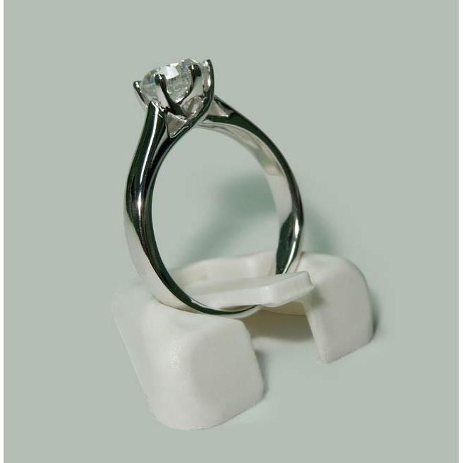 Real Solitaire Ring 1.31 Carats Jewelry New