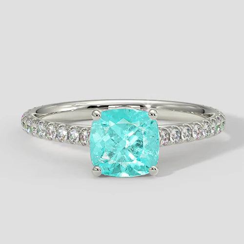 Ring Paraiba Tourmaline 2.50 Ct. Round