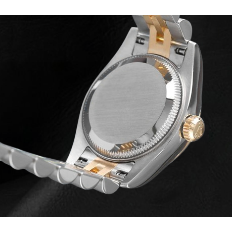 Rolex Datejust Champagne Diamond Dial Hidden Clasp Quick Set 26 mm Two Tone Watch