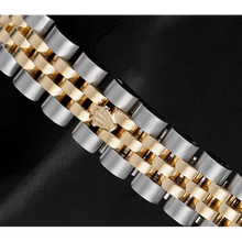 Rolex Datejust Champagne Diamond Dial Hidden Clasp Quick Set 26 mm Two Tone Watch