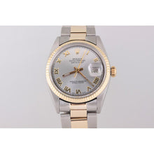 Rolex Datejust Watch Fluted Bezel Oyster Bracelet Gold And Ss QUICK SET1