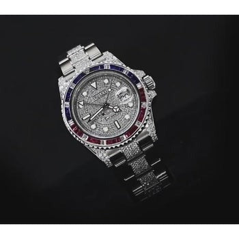 ustom Diamonds 10 Ct. Rolex