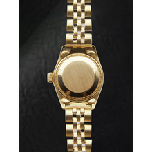 Rolex Lady-Datejust White Stick Dial President Style Bracelet Yellow Gold Watch