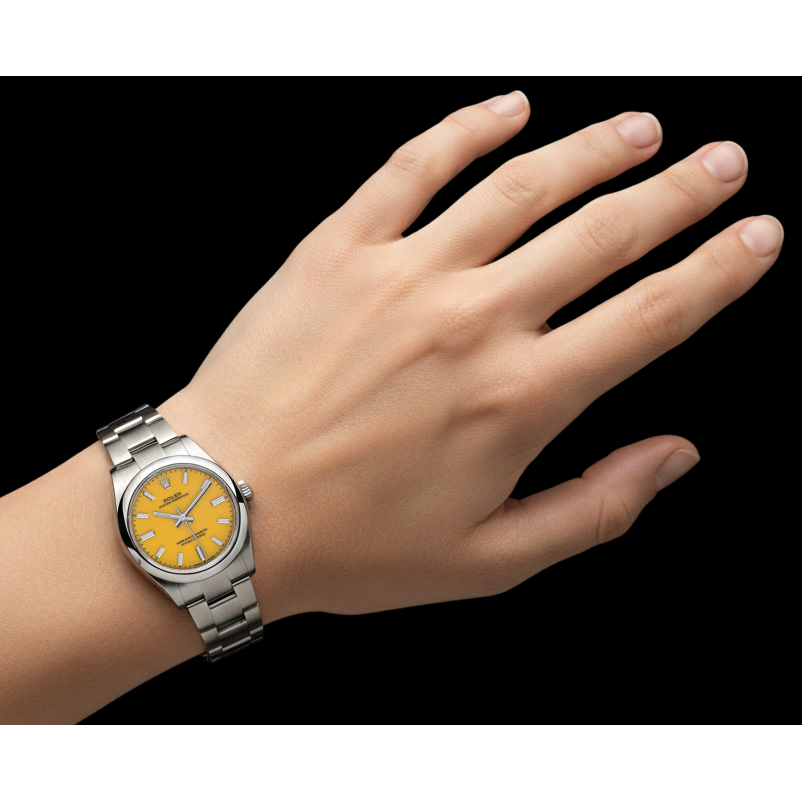 Rolex 277200 Datejust 31mm Yellow Luminous Men's Watch