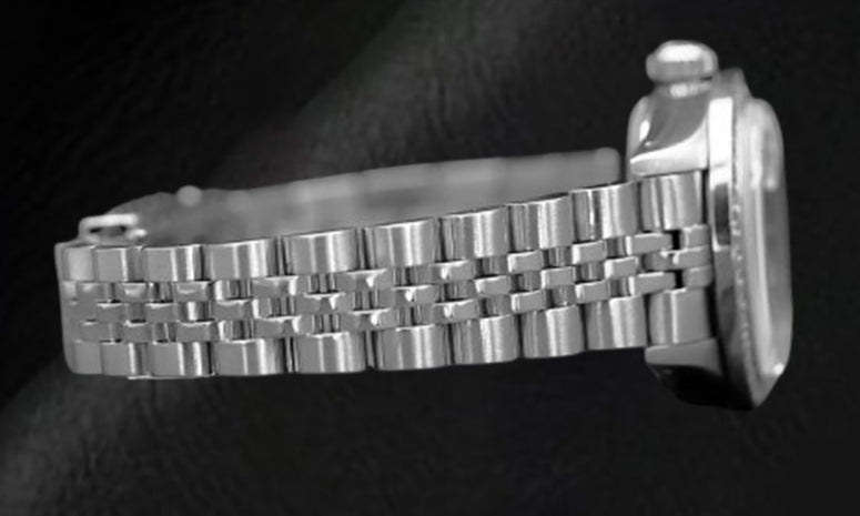 Rolex Datejust 26 mm White Mother Of Pearl Diamond Dial Stainless Steel Watch