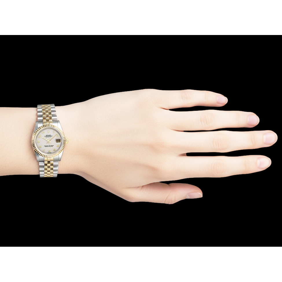 Rolex Datejust 31 Pink Jubilee Two Tone Ladies Watch