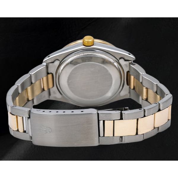 Rolex Datejust 31 mm Blue Diamond Dial Two Tone Oyster Bracelet Watch