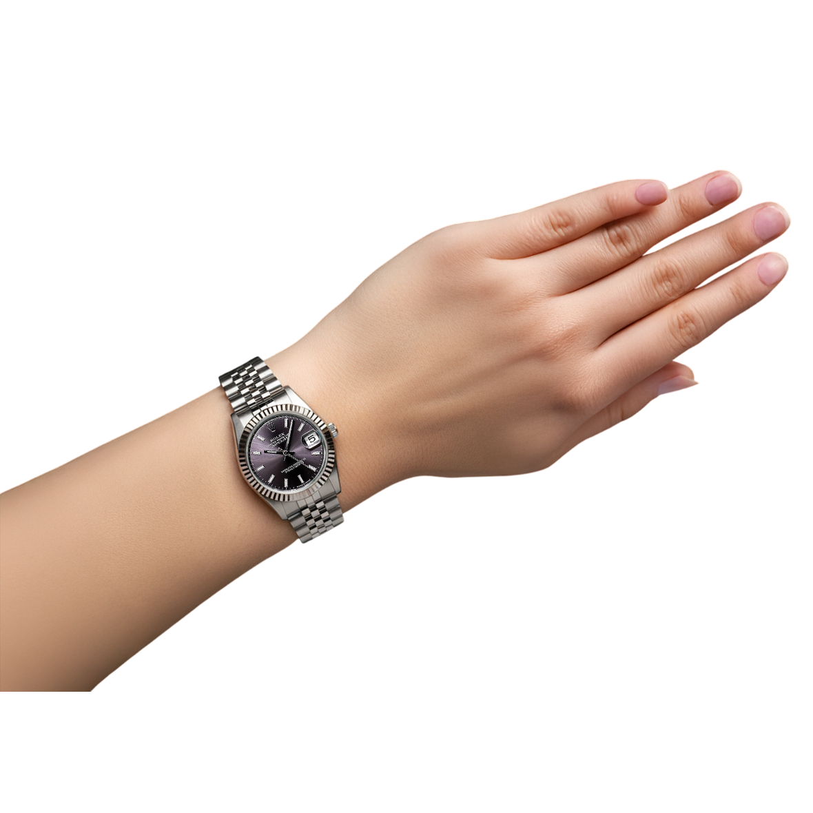 Rolex Datejust 31mm Dark Rhodium Luminous Dial Women Watch