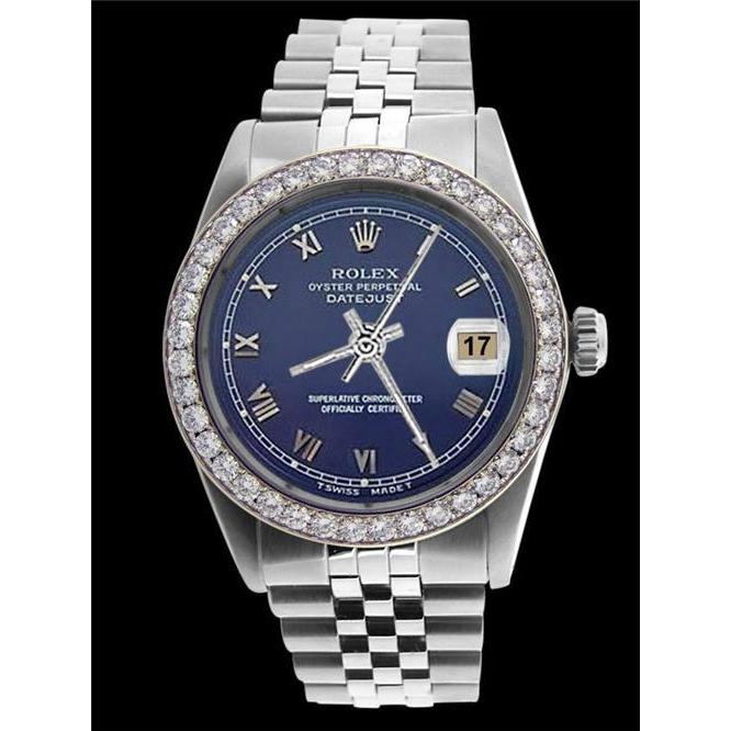 Rolex Datejust Blue Roman Dial