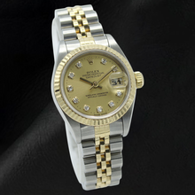 Rolex Datejust Champagne Diamond Dial 26 mm Year 2001 Two Tone Watch